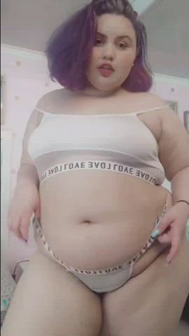 bbw chubby curvy gif