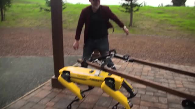 Adam Savage's Spot Robot Rickshaw Carriage!