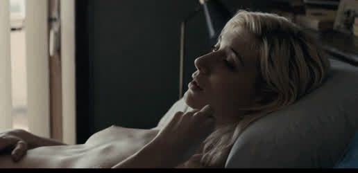 Bed Sex Celebrity Small Tits Topless gif