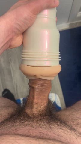 bwc big dick fat cock fleshlight foreskin latino pussy uncut gif