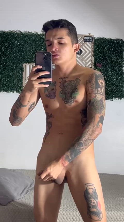 abs tattooed twink twunk small-dick-twink twinks gif