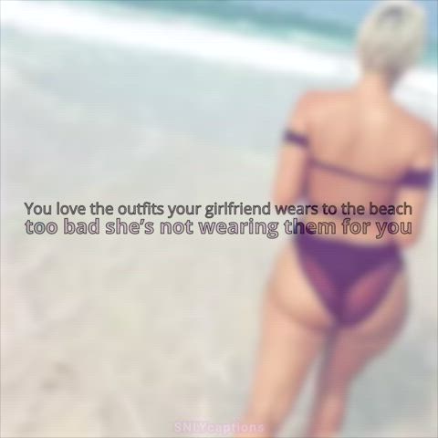 Caption Cheating Cuckold Girlfriend Hotwife Public Sharing gif