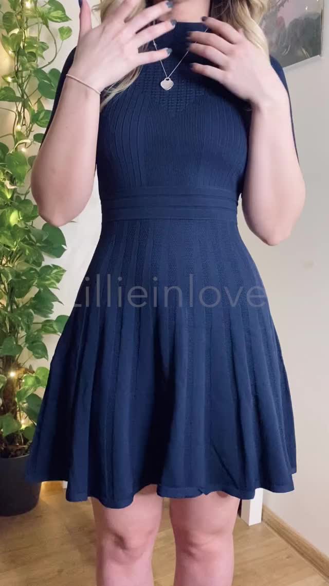 Incredible blue dress