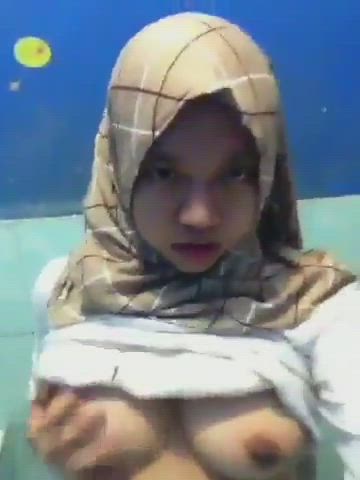 Asian Hijab Indonesian Malaysian Nude Solo Teen gif