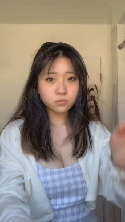 Asian Boobs TikTok gif