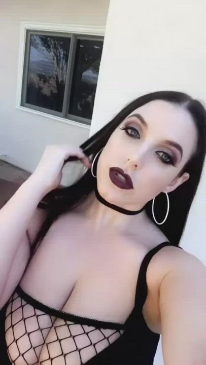 Amateur Angela White Busty Pornstar gif