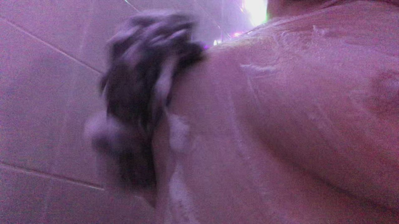 Babe Boobs Natural Tits Perky Shower Soapy gif