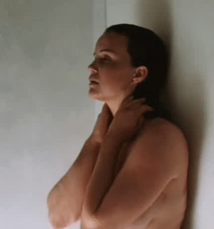 Carla Gugino in the shower