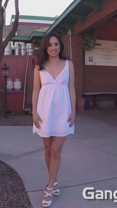 flashing nude public gif