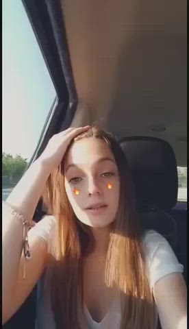 car cute selfie gif