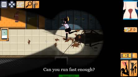 I created a game about a girl escaping her cockroach-infested school. Can you escape,