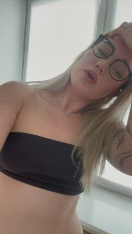 dancing eva black glasses gif