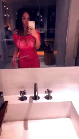 big tits non-nude sheer clothes gif