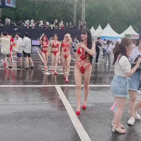 asian bikini cute korean model gif