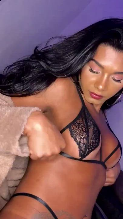 Agatha Vega Boobs Lactating Latina Pretty Tanlines Trans gif