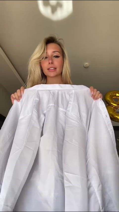 babe blonde booty nsfw petite solo tribute gif