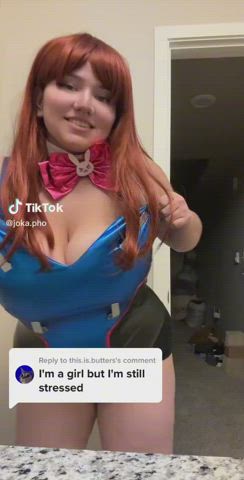 chubby cute tiktok tits gif