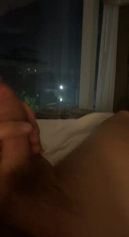 bwc big dick daddy gay jerk off jerkmate masturbating precum gif