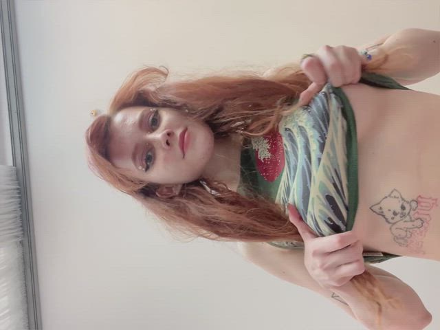 18 years old babe big ass hotwife small tits solo tattoo tiktok gif