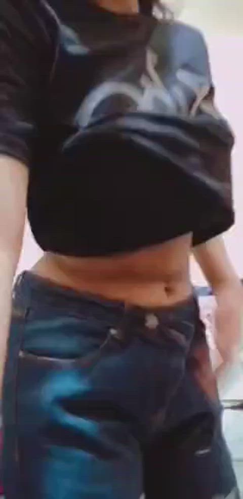 dancing desi nipples tiktok tiny waist gif