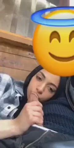 Hijabi girl addicted to his dick