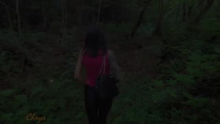 Slowly Blowjob in the WOODS! ChantyChrys