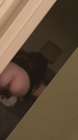 Blowjob Cuckold Gape Hotwife gif