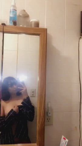 18 Years Old Amateur Big Tits Boobs Flashing Latina Teen Thick gif