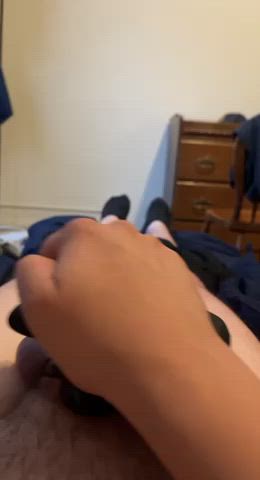 chastity hands free ruined orgasm gif