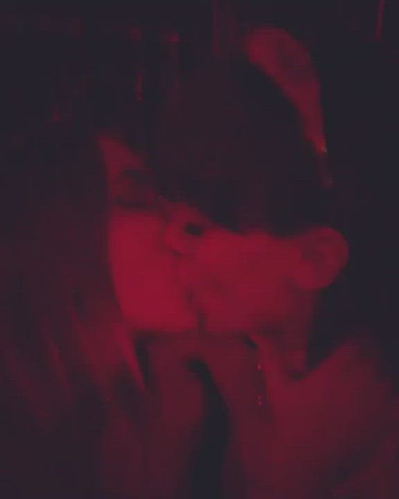 Deepkissing in a club