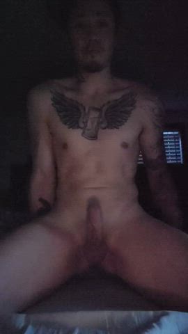 asian asian cock cock handjob jerk off male masturbation solo tattoo gif