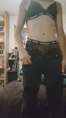 femboy lingerie panties gif
