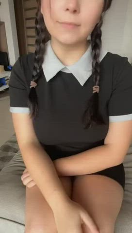 Adorable goth slut