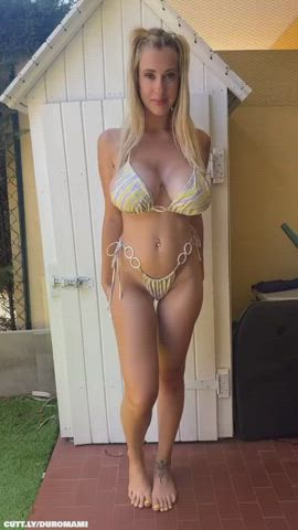 big tits blonde boobs bouncing tits compilation dancing doll fake tits tiktok gif