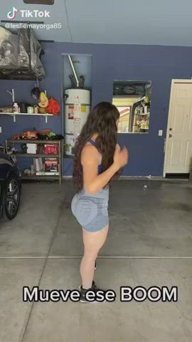 ass big ass big tits dancing fitness latina tiktok twerking gif