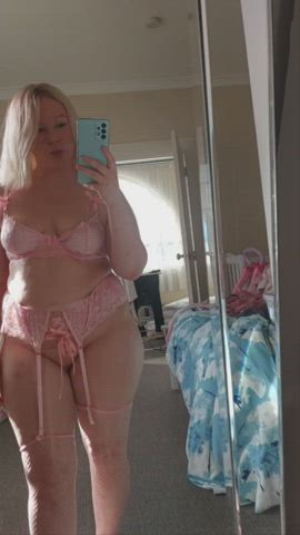 amateur bbw babe blonde cute lingerie onlyfans petite pornstar thick gif