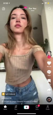 caught nipslip tiktok tits gif