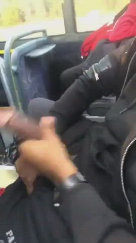 bus clothed hidden cam gif