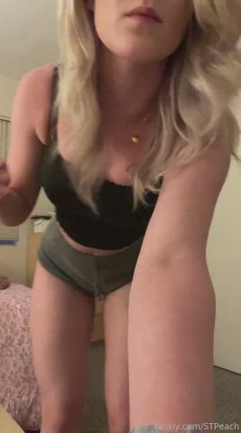 Amateur Babe Homemade gif