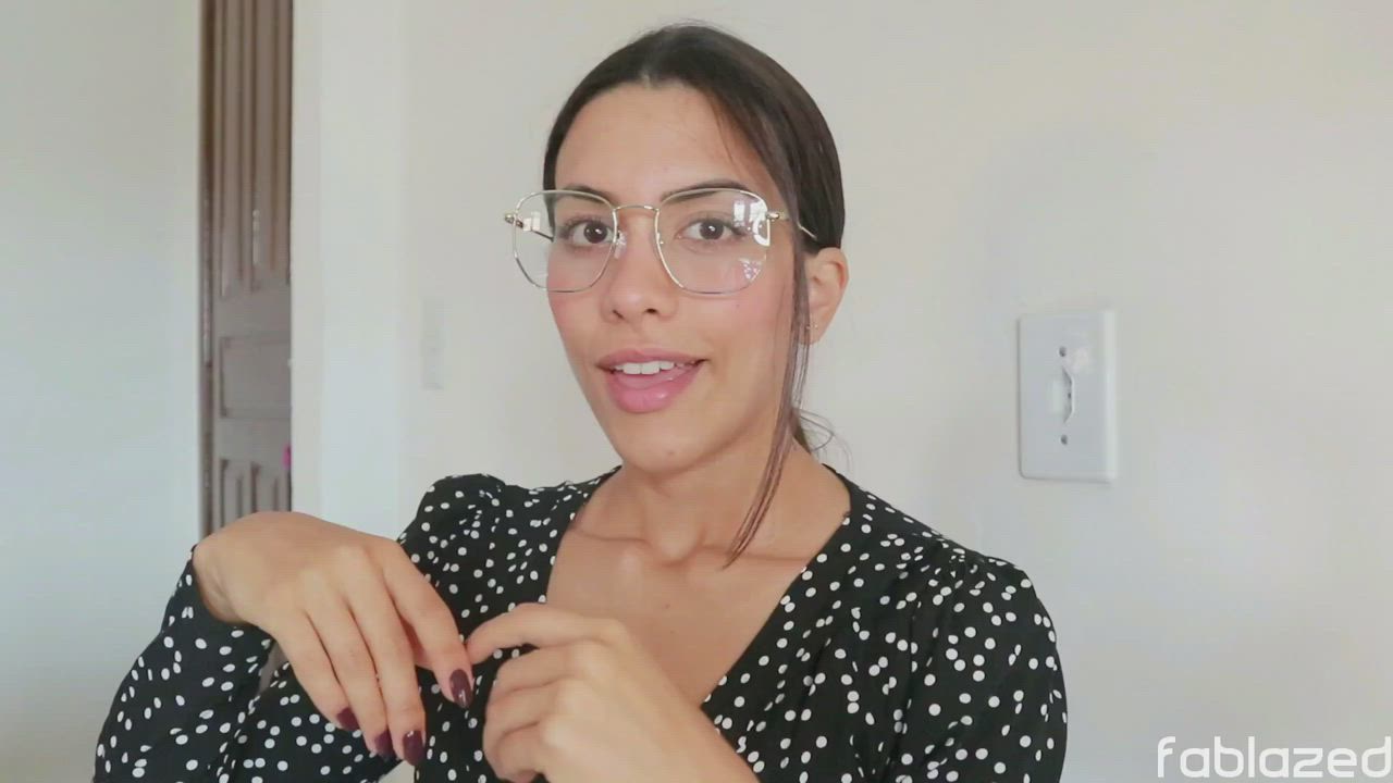 Big Ass Eye Contact Fantasy Glasses JOI Jerk Off Lips Medical Tight gif