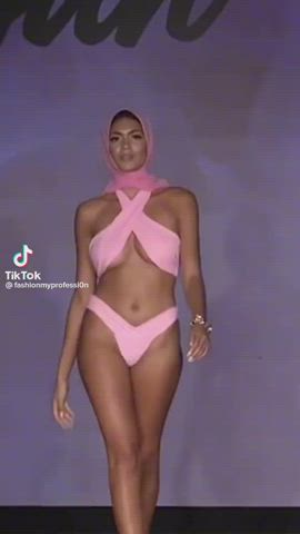 bikini hijab naked gif