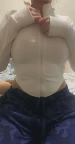 Big Tits Boobs Undressing gif