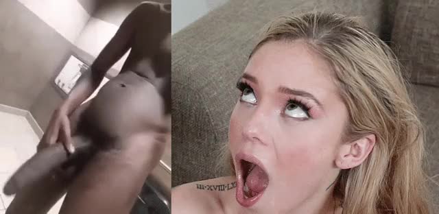 Ahegao BBC Interracial gif