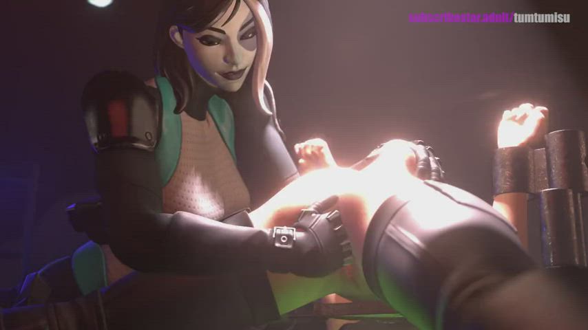 anal anal play ass bdsm femdom fisting forced fortnite lesbian superheroine gif