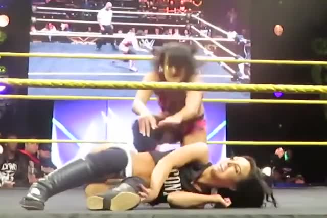 Peyton Royce vs Dakota Kai - Wrestlemania Axxess April 7th 2018 03