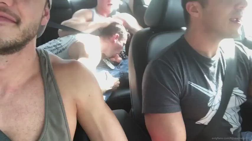 Thankfully there’s always something to keep the boys entertained during long road