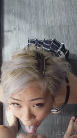 Amateur Asian Asian Cock Blonde Cum Cum In Mouth Cumshot Cute OnlyFans gif
