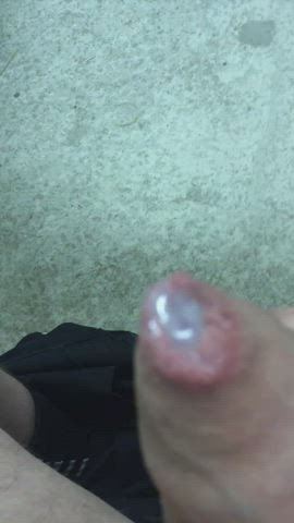 Nice little pre cum puddle 💦😉