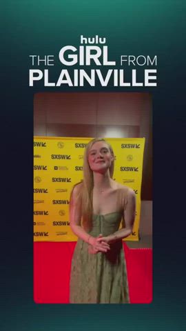 Elle Fanning Small Tits Smile gif