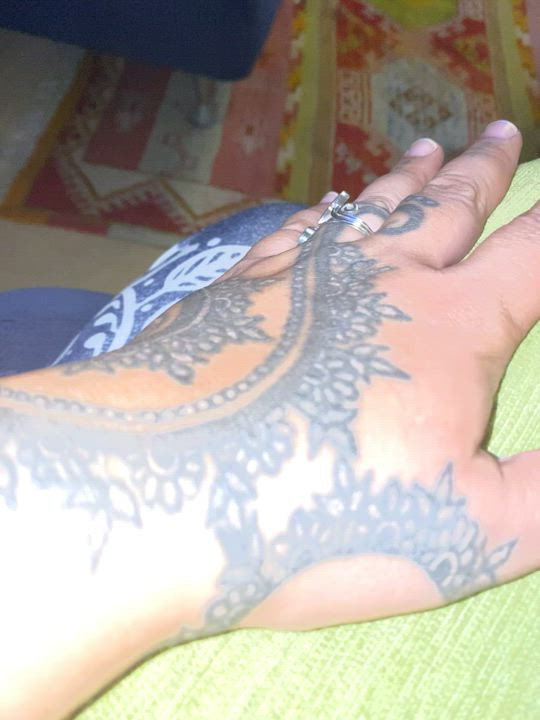 Close Up Hands Free Tattoo gif